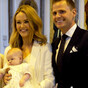 Aoibhín Garrihy upcycled her bridesmaid dresses to create a lovely christening gown for baby Hanorah