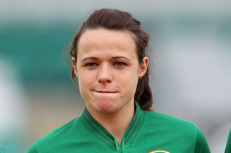 Aine O'Gorman won 100 caps for Ireland.