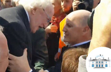 No mudslinging at the Ploughing - but Sean Gallagher was waiting in the wings for Michael D
