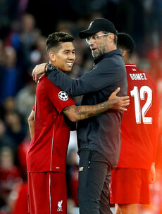 Firmino comes off the bench to strike in stoppage time as Reds edge seesaw thriller