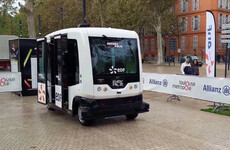 A driverless public transport vehicle is to take to the streets of Dublin for the first time today