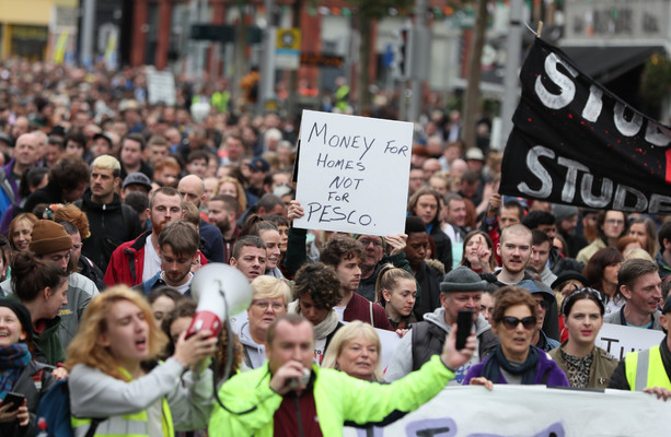 House in Crumlin occupied as housing activists shut down part of O