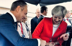 Donald Tusk's cherry photo 'insulted the British people'