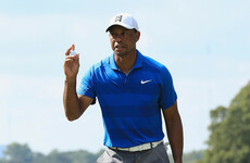 Woods in sight of first win since 2013 as he leads Tour Championship by three