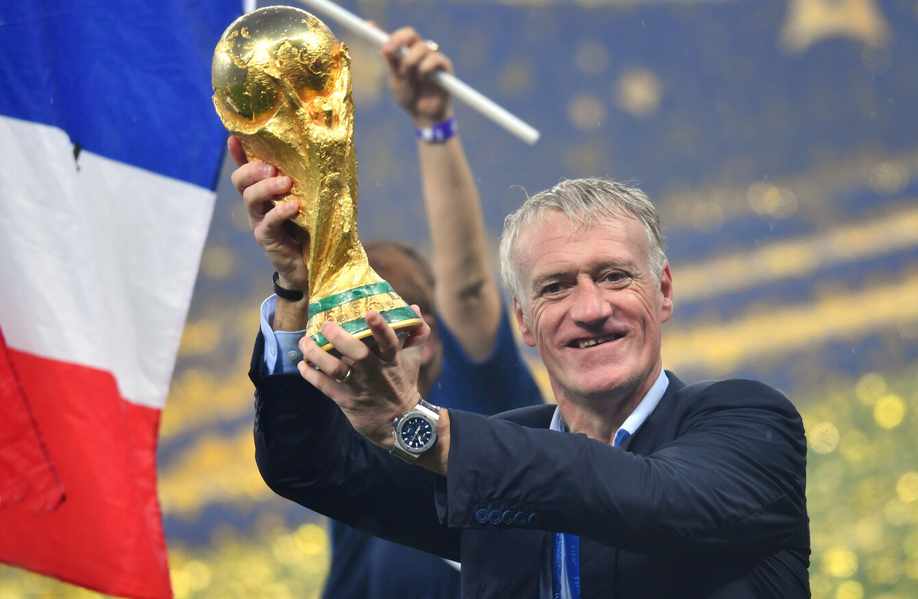 World Cupwinning boss Deschamps beats Zidane to Fifa's best coach award