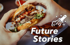 Swap your takeaway for a test-tube burger: Hear about the future of your dinner in our latest podcast
