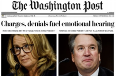 'A Supreme Clash' - America's newspapers reflect a nation transfixed by the Ford/Kavanaugh hearing