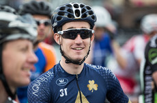 Eddie Dunbar secures top 20 finish at the road world championship