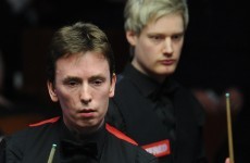 Early exit: Ken Doherty crashes out at Crucible following Robertson defeat