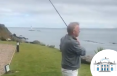 Complaints after Peter Casey tweets video of himself driving golf ball into water