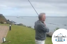 Complaints after Peter Casey tweets video of himself driving golf ball into water