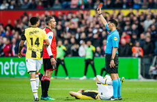 Van Persie scores stunning late winner before being sent off four minutes later