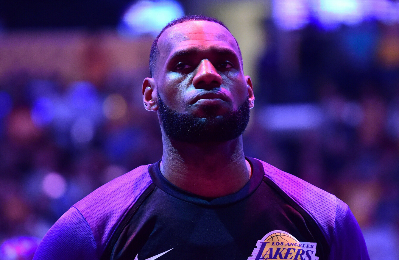 LeBron James made his home debut for the LA Lakers last night · The42