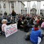 'We're conning our young people': Thousands take part in Raise the Roof protest