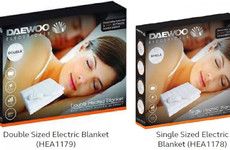 Supervalu and Centra extend recall of electric blankets for fear they may catch fire