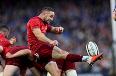 Concern over Munster's scrum-half options as Mathewson forced off