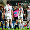Ulster flanker could face ban for in-air tackle which earned him red card