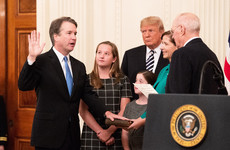 Trump says America owes Brett Kavanaugh an apology at White House swearing-in