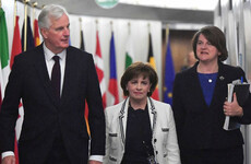 Leaders play down hope of Brexit breakthrough as Arlene Foster meets Michel Barnier