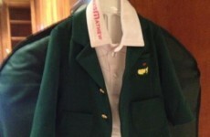 Bubba's newborn son has his own green jacket