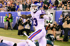 Headbutting an air-conditioner helped Odell Beckham Jr 'get fired up' during Eagles clash