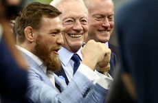 Conor McGregor throws pass for Cowboys before big Dallas win