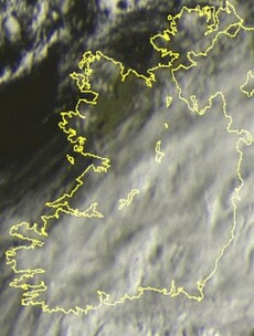 PIC: The latest satellite image of cloud-covered Ireland