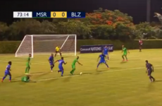 Montserrat - the world's 205th best team - won a match thanks to this cracker