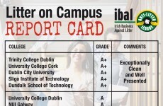 Green light given to most third level colleges graded on litter and cleanliness