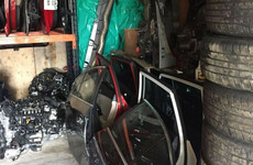 Two arrests after large amount of stolen car parts seized