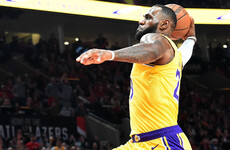 LeBron makes spectacular start on Lakers debut, but LA fall to Trail Blazers