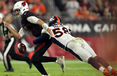 Broncos thrash Cardinals to end losing streak