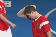 Russian futsal player scores sensational own goal in Youth Olympics final