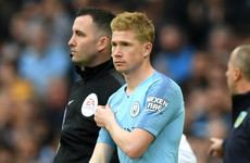 De Bruyne returns from injury in comfortable Man City win over Burnley