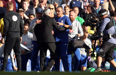 Chelsea coach charged by FA over Mourinho touchline bust-up