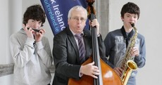 Politicians Playing the Sax and Double Bass Pics of the Day