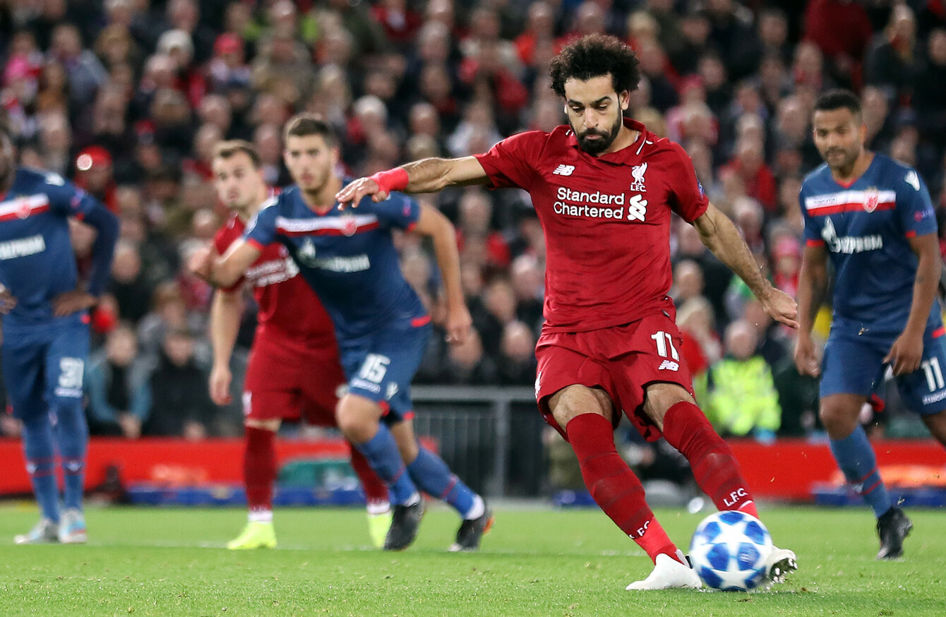 50 goals in 65 games for Salah as Liverpool win to top Champions League