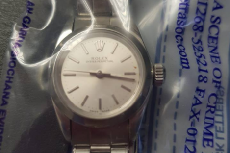 One of the seized watches