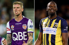 Andy Keogh says Usain Bolt's first touch is 'like a trampoline' after arrival in Australia