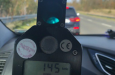 Driver arrested on suspicion of drunk driving after being clocked at 145 km/h