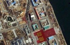 Photo: North Korea's big show visible from space