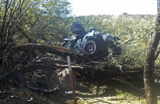 US woman found alive 6 days after car lands on tree