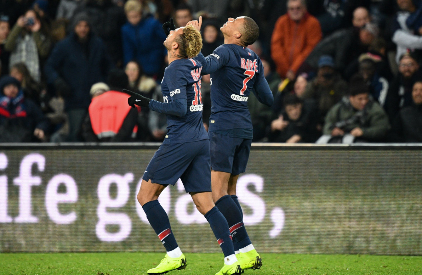 Paris Saint Germain Set New Winning Record In Europe S Top Five Leagues