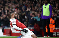 Lacazette strikes late for Arsenal to deny Klopp's Liverpool at the Emirates