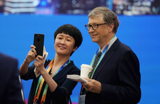 Bill Gates brings jar of human waste on stage to make point about lack of toilets in developing world