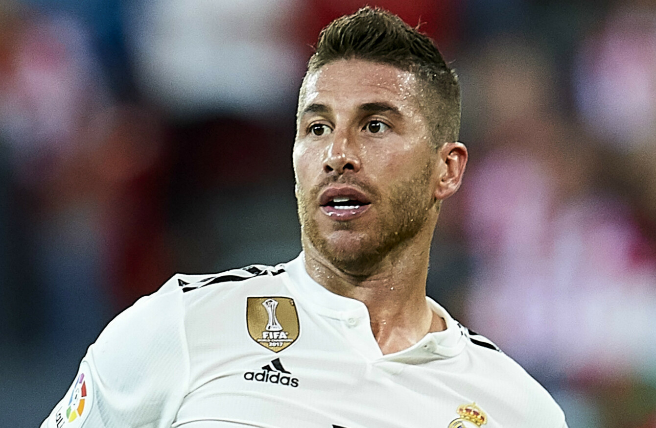 Sergio Ramos In Hot Water Again After Bloodying Opponent With Elbow