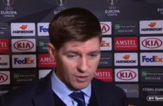 'U13s normally can clear the ball with either foot' - Steven Gerrard unimpressed with Rangers defender
