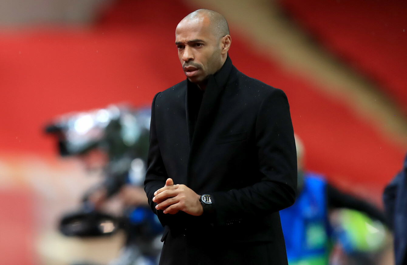 Thierry Henry's disastrous start to life as a manager ...