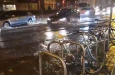 Flooding in parts of the country following day of heavy rain, but downpours to ease later tonight
