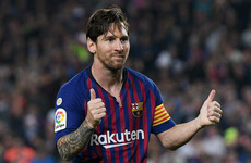 Messi returns to Barcelona squad following broken arm while Dembele is dropped